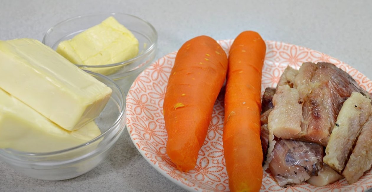 Икра из селедки с морковью и плавленным сыром и маслом рецепт пошаговый с фото