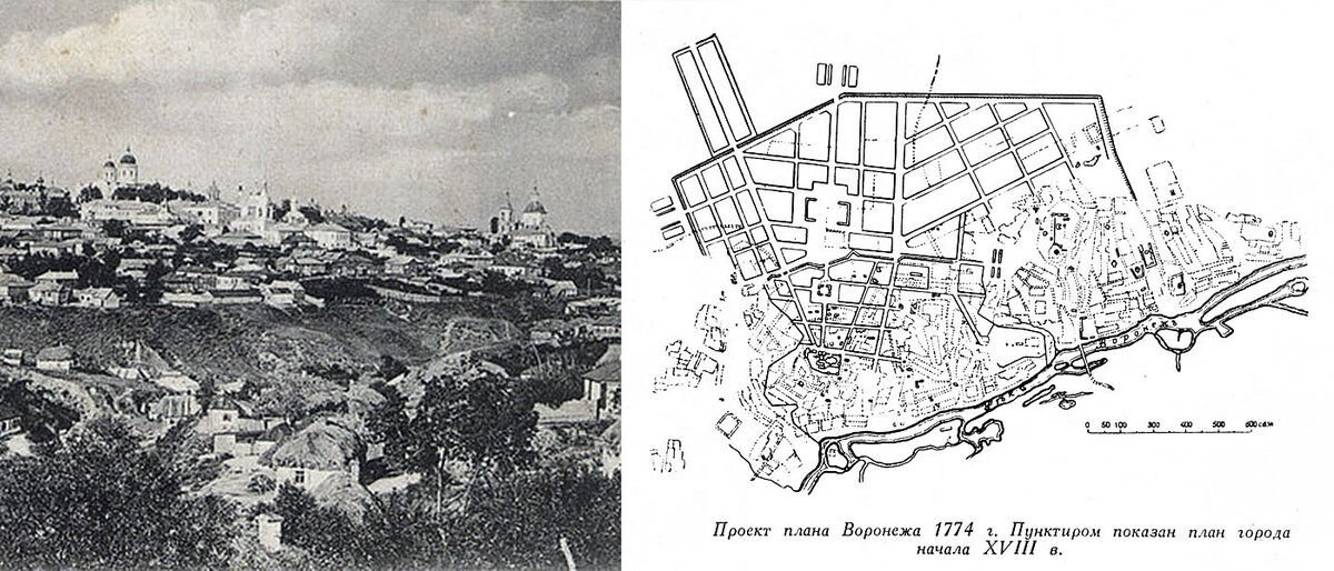 План застройки города воронеж