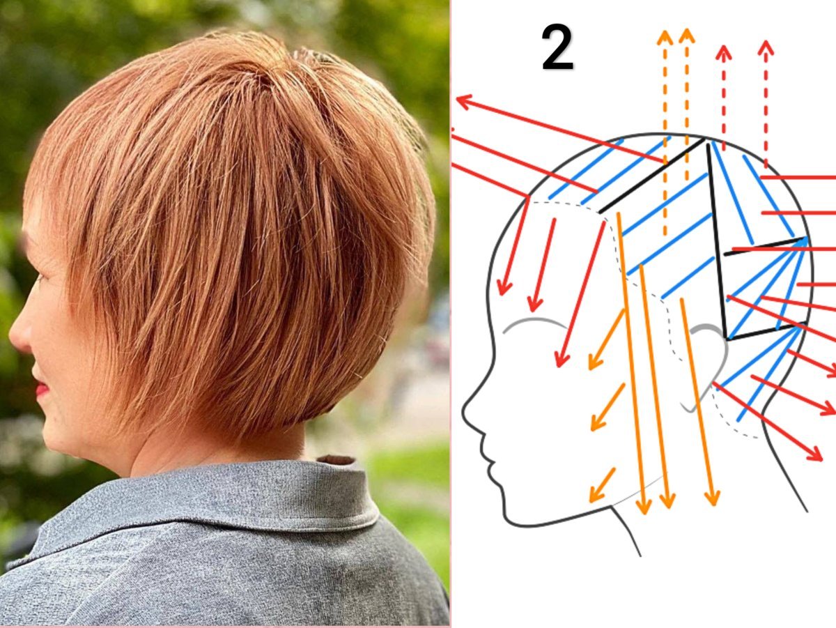 Затылочная зона в женской стрижке