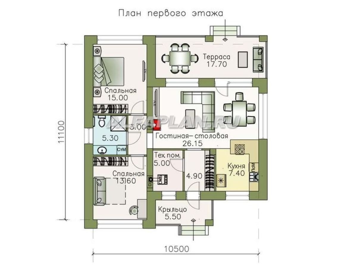 Проект дома 627