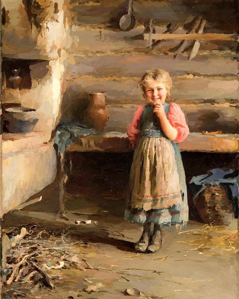 Картина бедная девочка