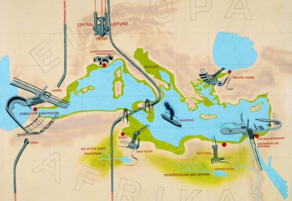 Проект осушения средиземного моря