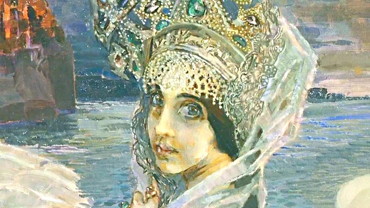 Царевна лебедь картина врубеля оригинал