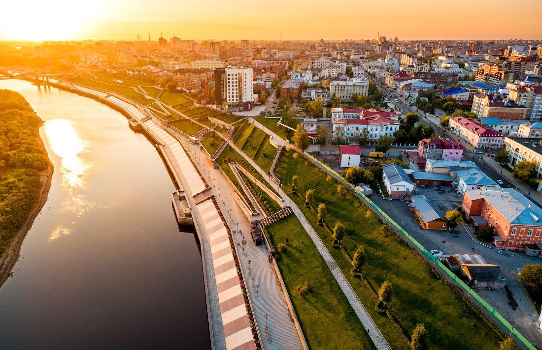 Набережные городов в россии