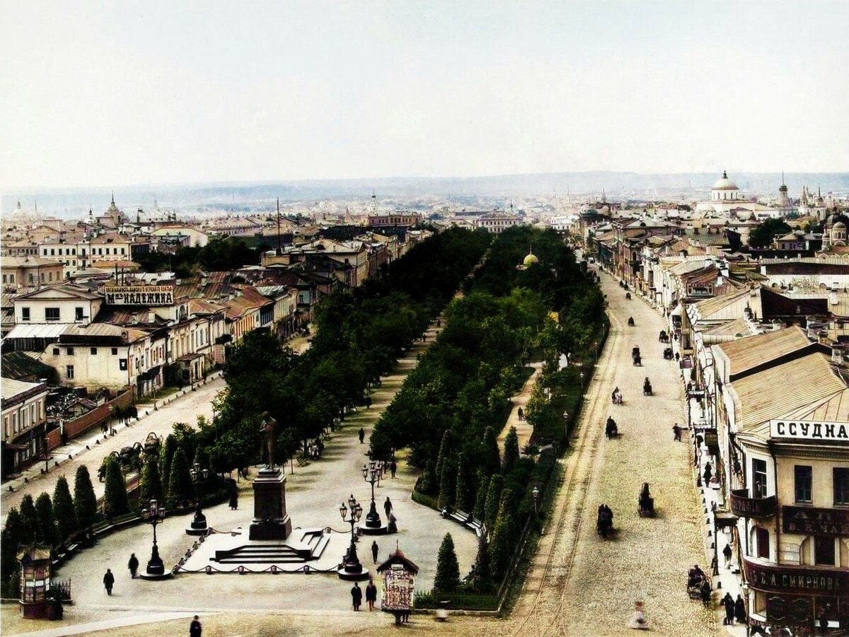 Тверской бульвар 1888