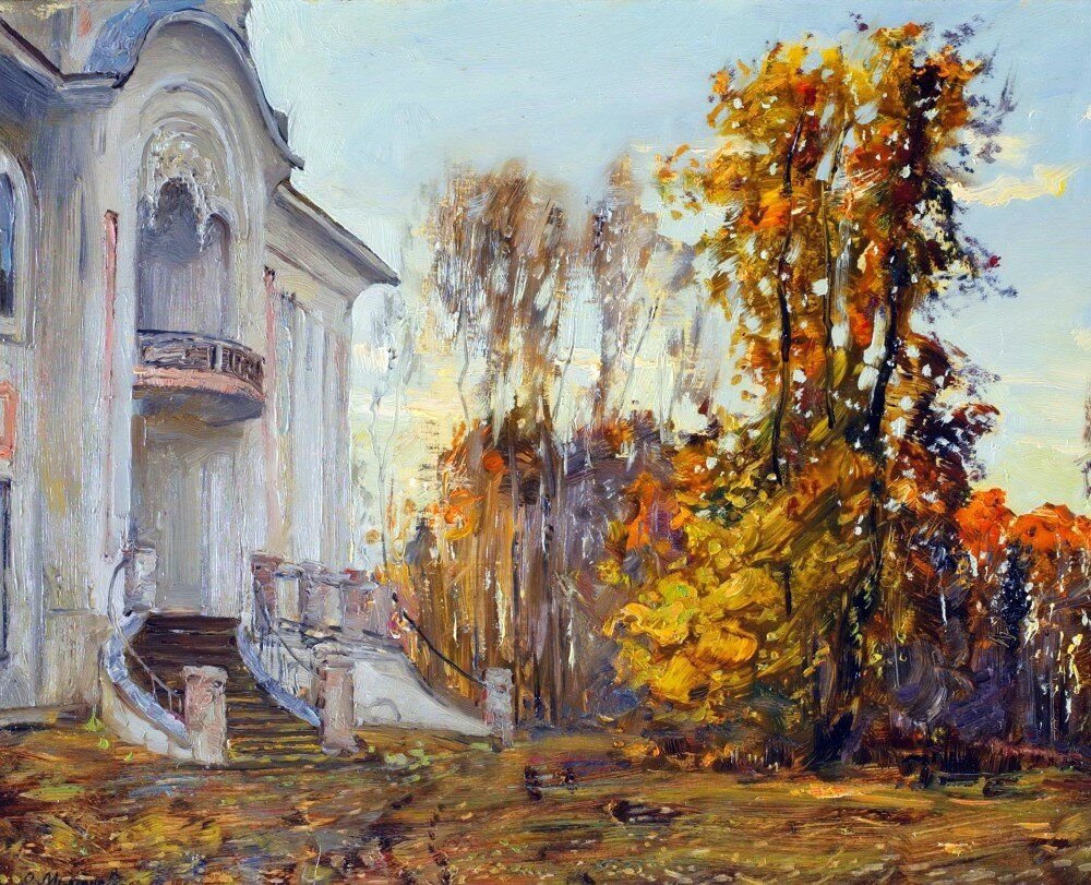 Олег Молчанов художник веранда