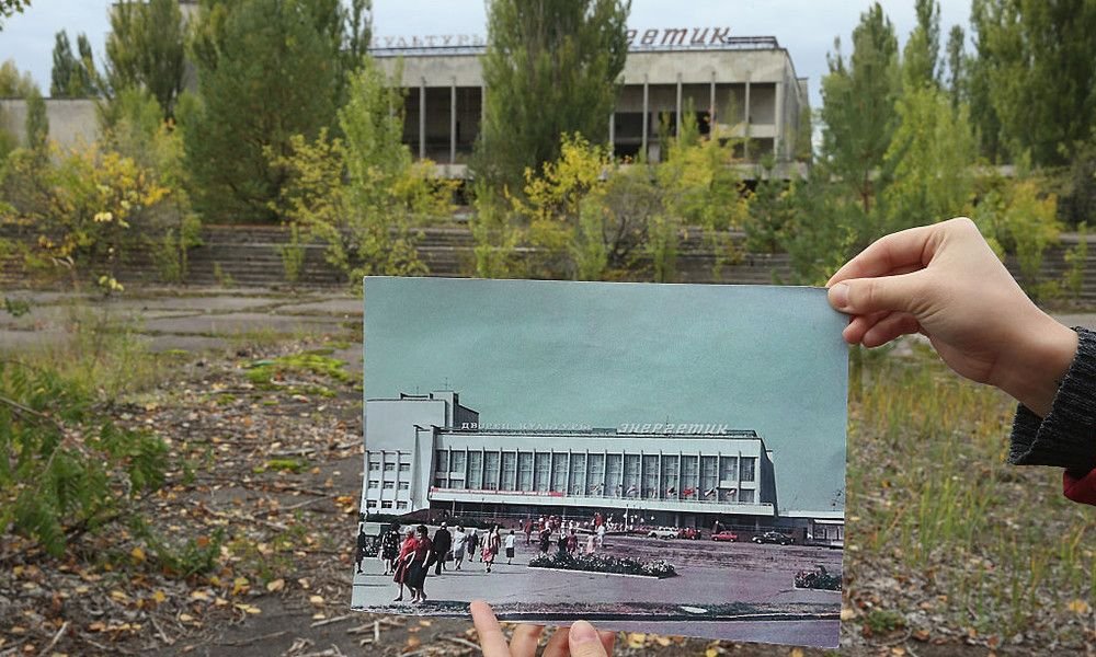 Что случилось чернобыль изображение до и после