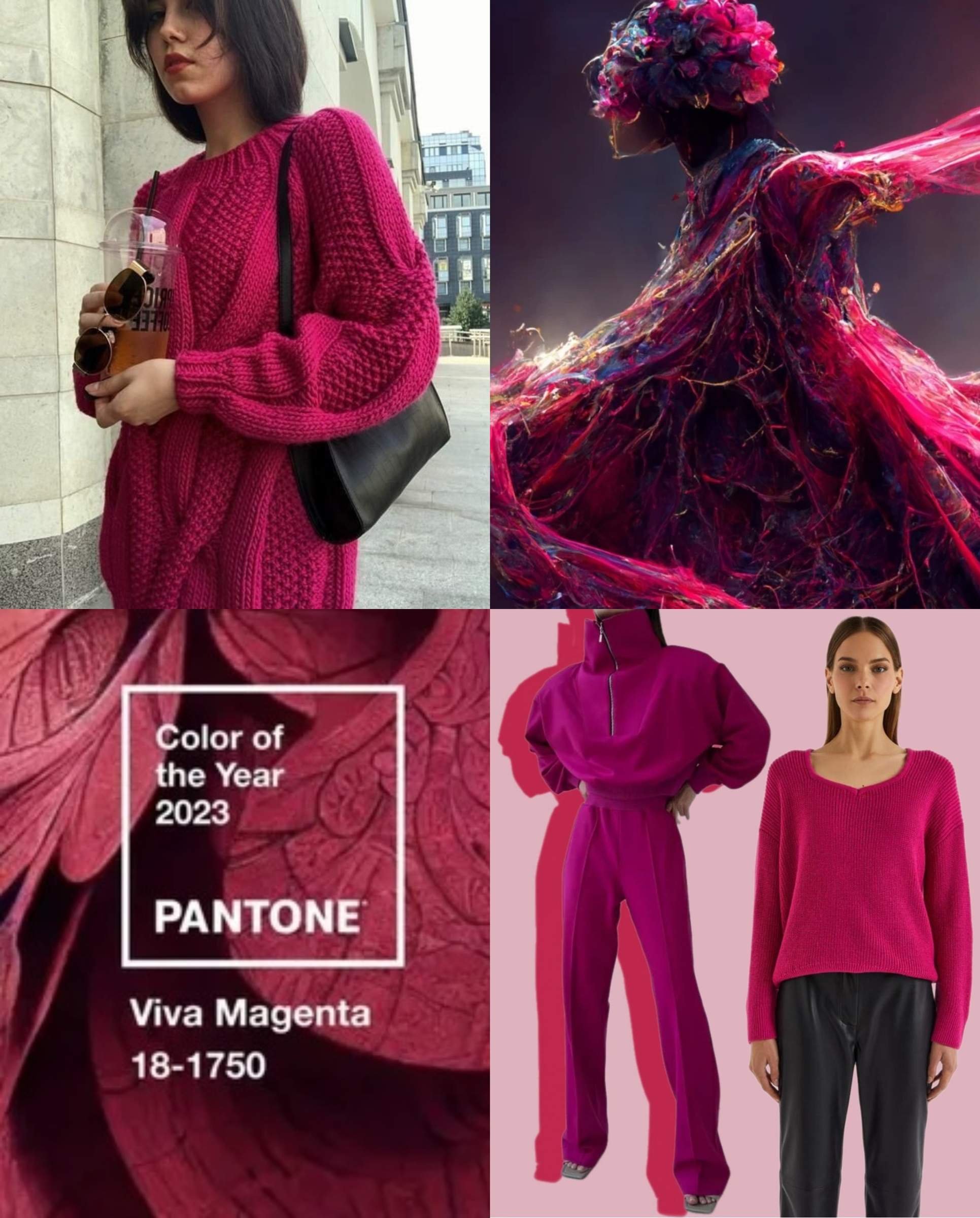 Цвет viva magenta фото