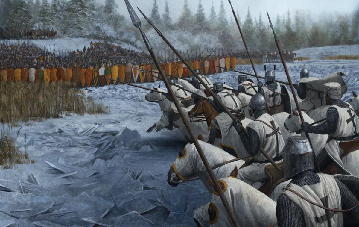 Битва Ледовое побоище 1242