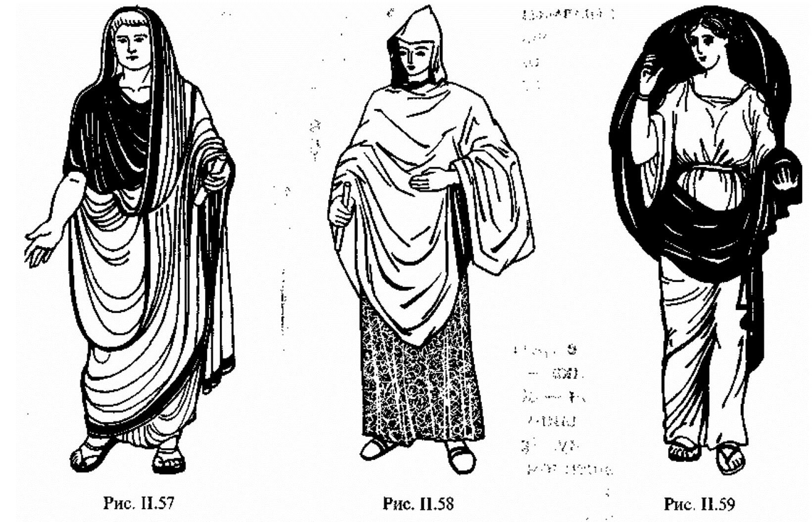 Одежда древних римлян пенула