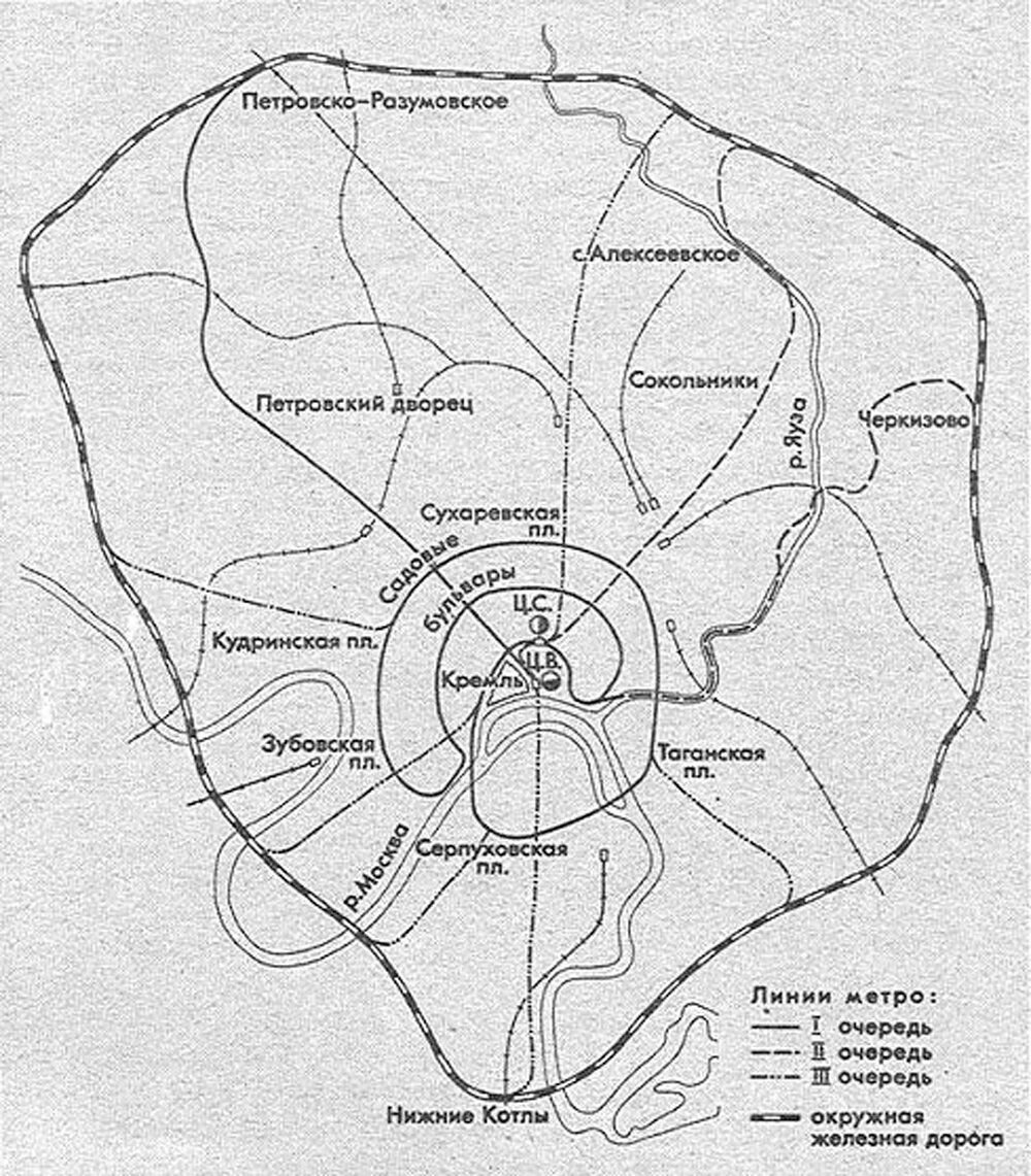 Проект московского метро 1902 года