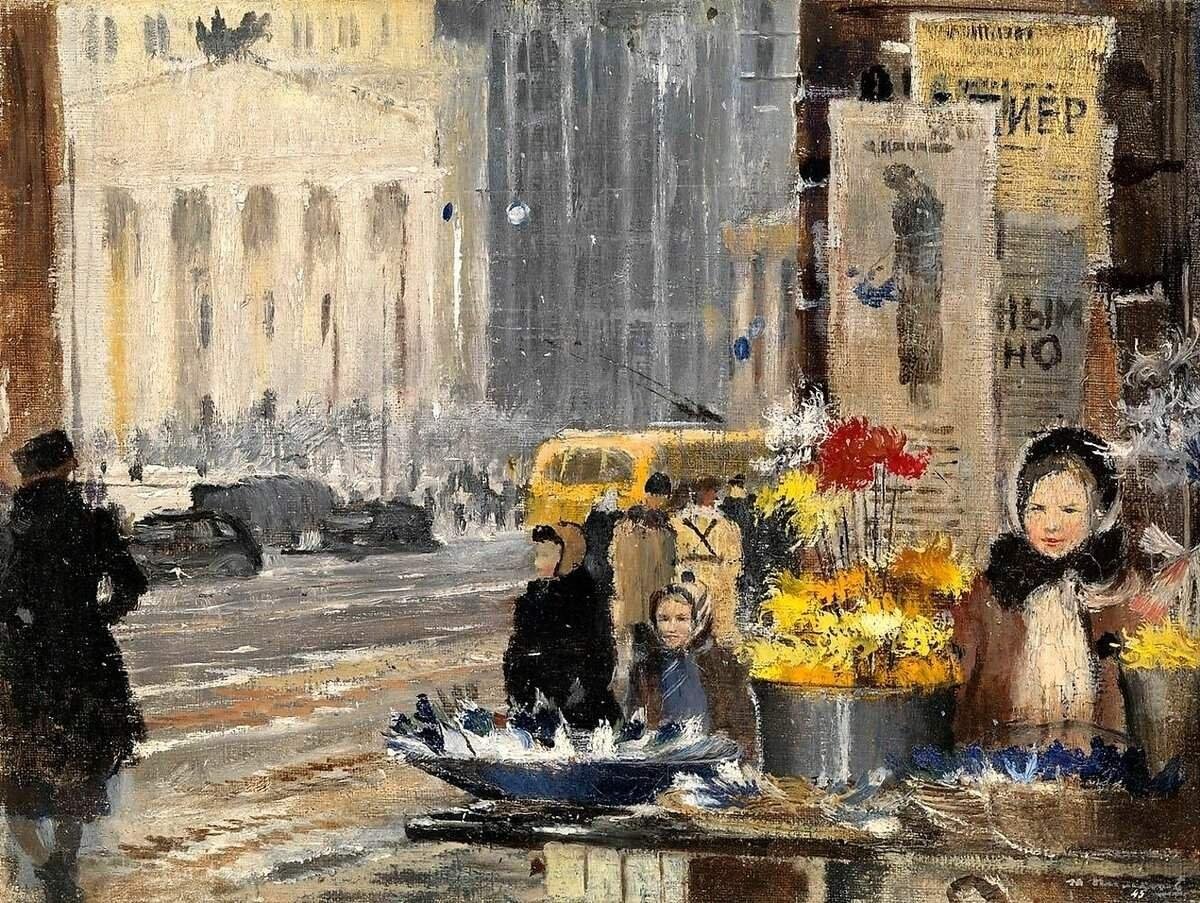 Новая москва картина художника