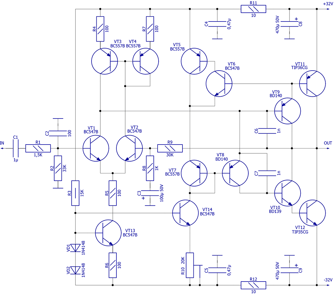 Схема усилителя звука на транзисторах. Усилитель Ланзар схема на полевиках. Усилитель ab класса схема. Транзисторный усилитель Hi-end схема. Выходные каскады усилителей на транзисторах схема.