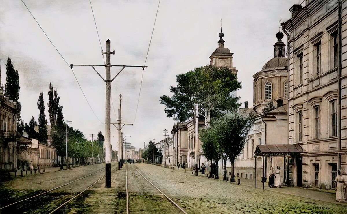 Курск ул толстого. Благовещенский храм Курск улица Московская. Благовещенская Церковь Курск. Курск 19 век Благовещенская Церковь. Старый город Курск.