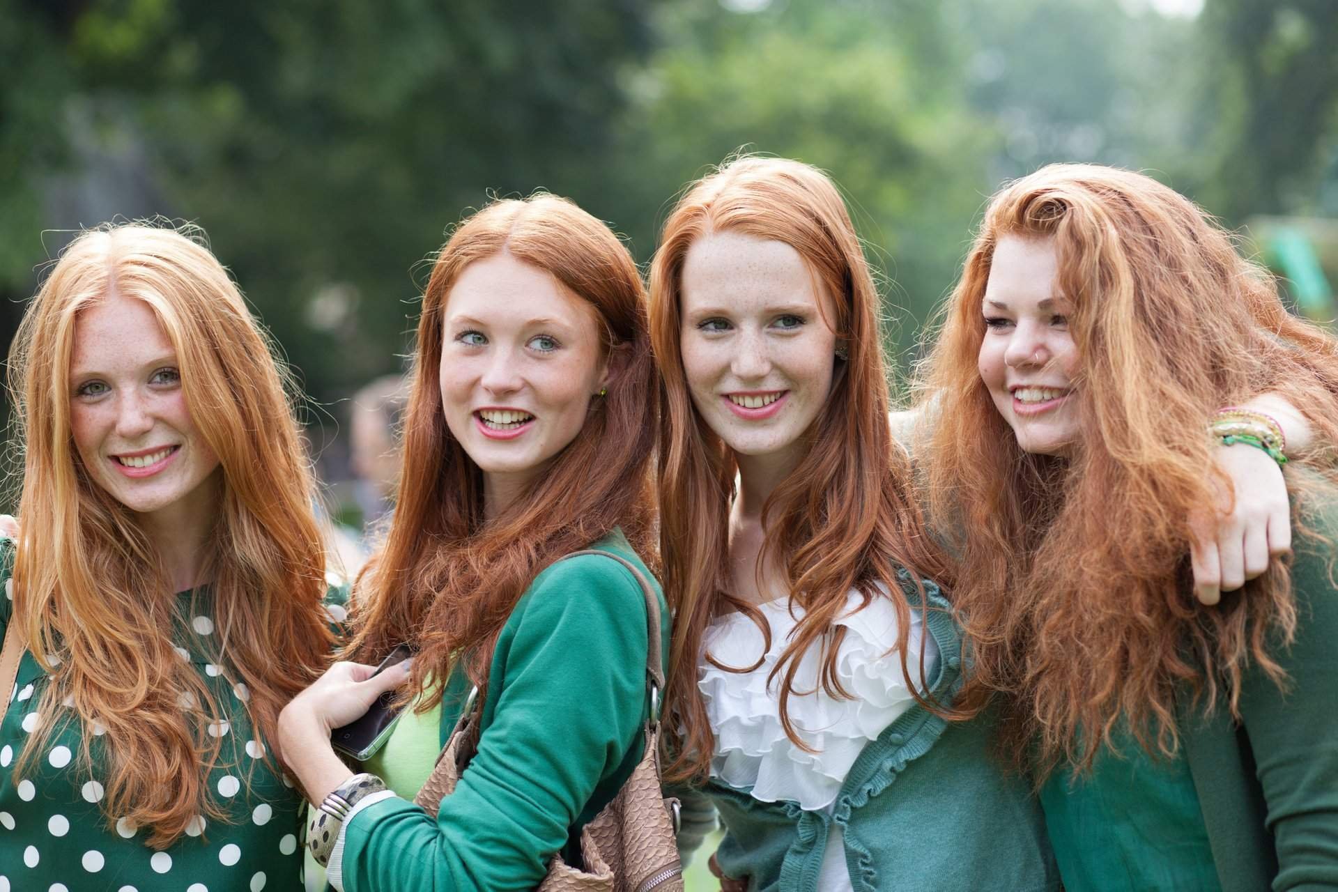 Ирландские девушки рыжие