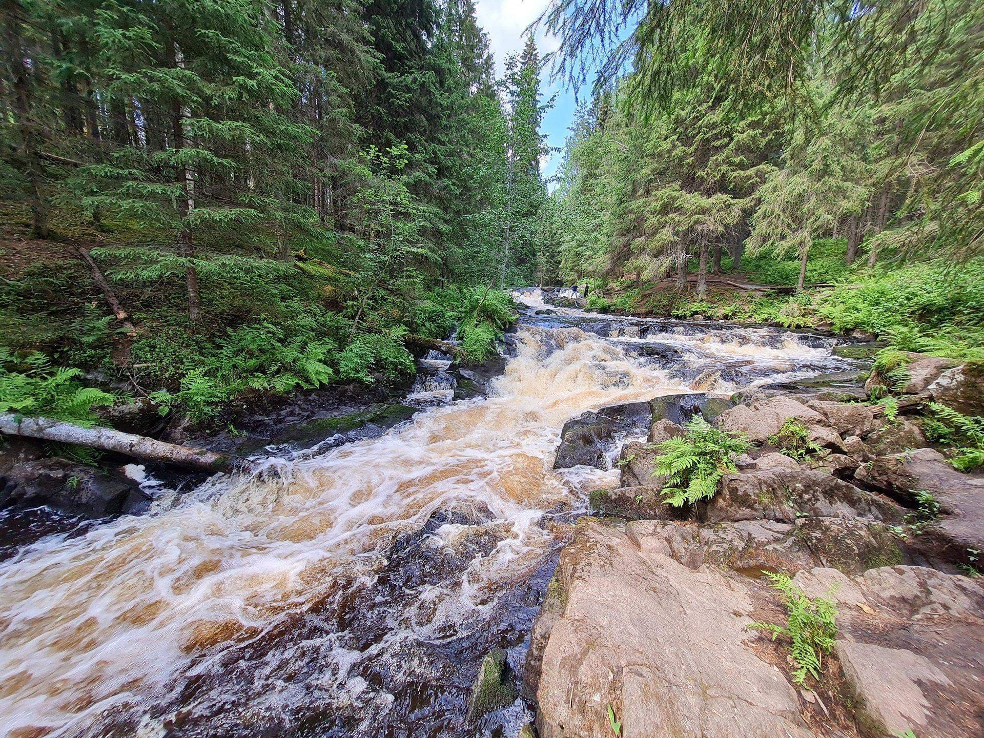 Экопарк Долина водопадов Карелия Лахденпохский район