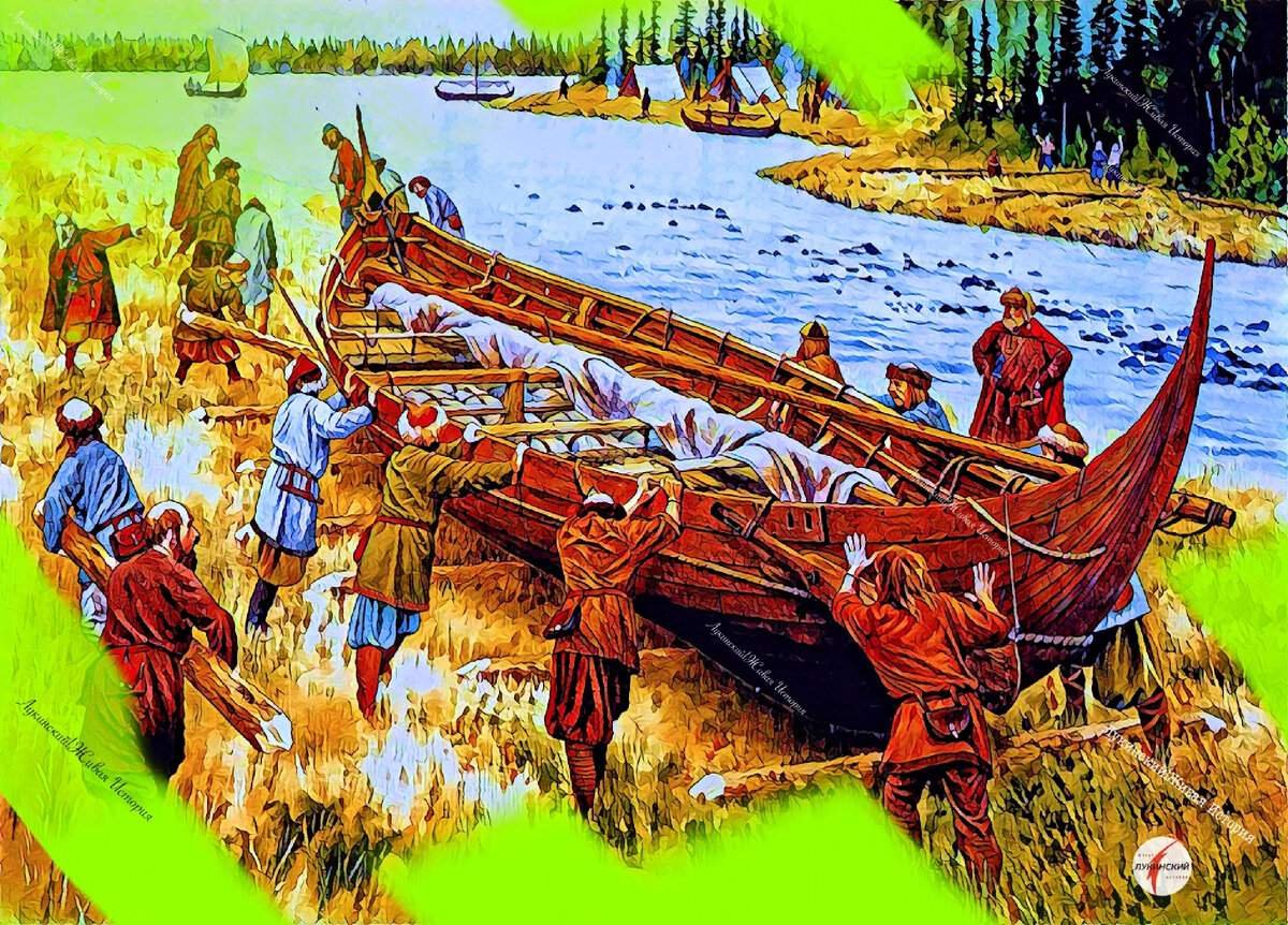 волоки это в истории. волоки это в истории. из варяг в греки волоки. древнерусский волок. васнецов ламский волок.