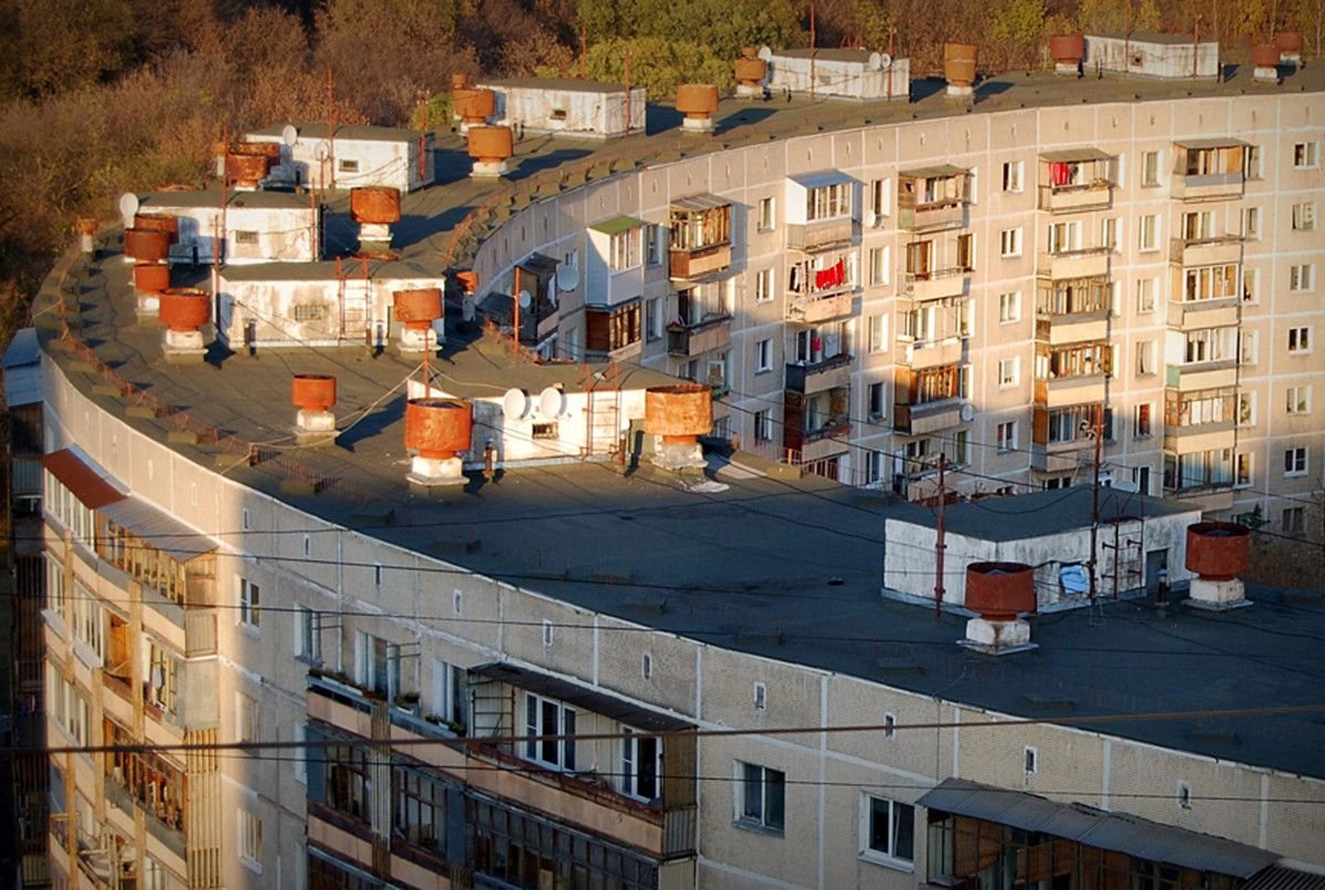 Круглый жилой дом в москве