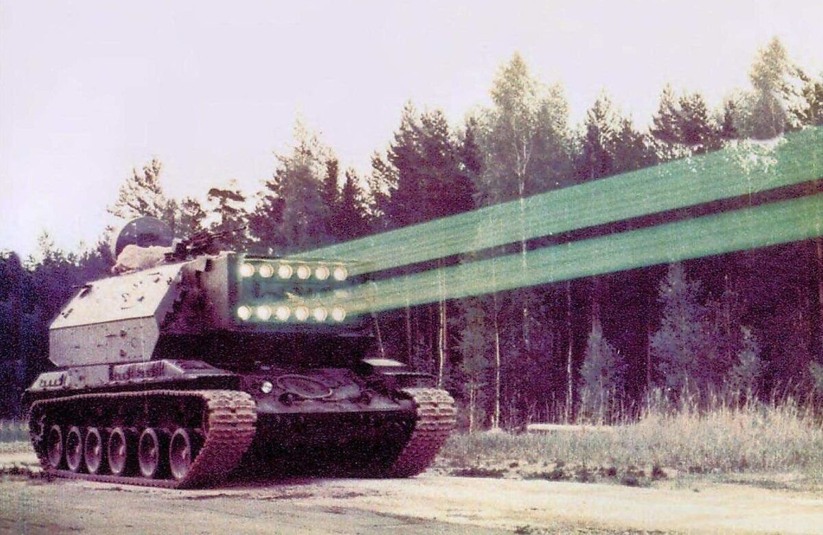 Лазерный танк СССР 1к17