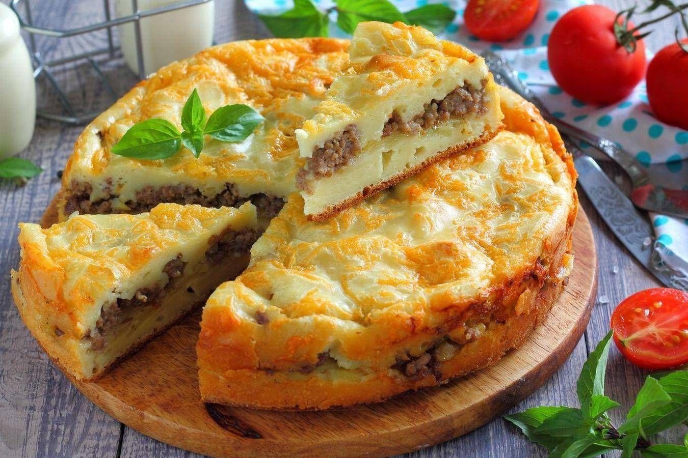 Вкусный мясной пирог рецепт с фото
