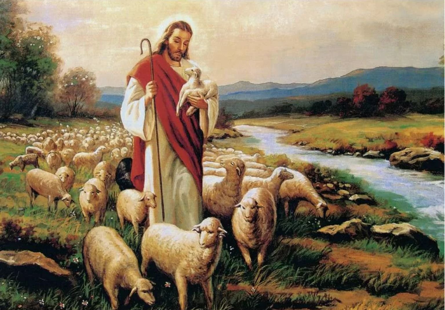 Христос пастырь. "Добрый Пастырь" Бейгель. Иисус Христос добрый Пастырь. Добрый Пастырь картина Джованни. Мурильо Христос добрый Пастырь.