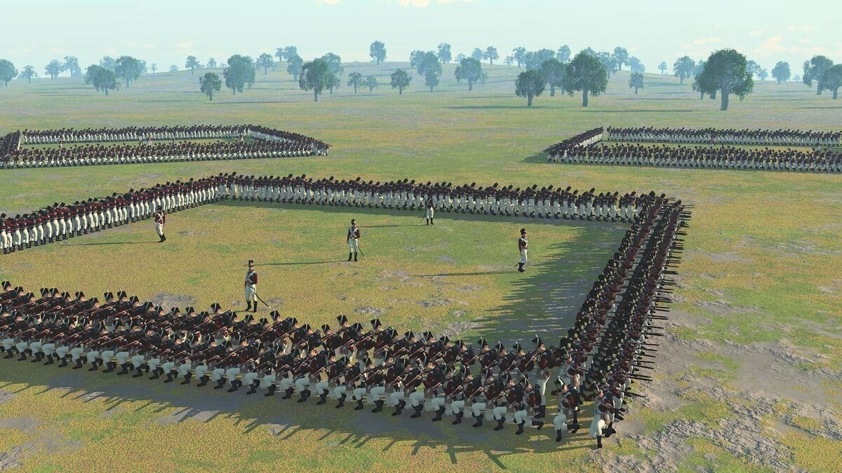 Построение каре пехота 1812 схема