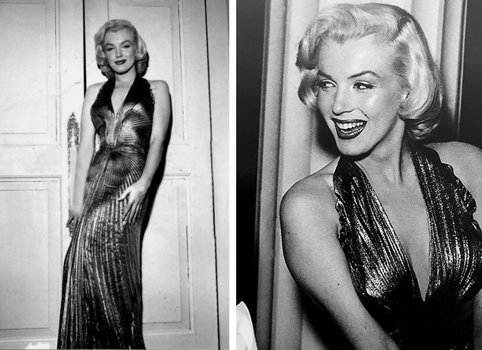 Мэрилин В Золотом Платье фото 17