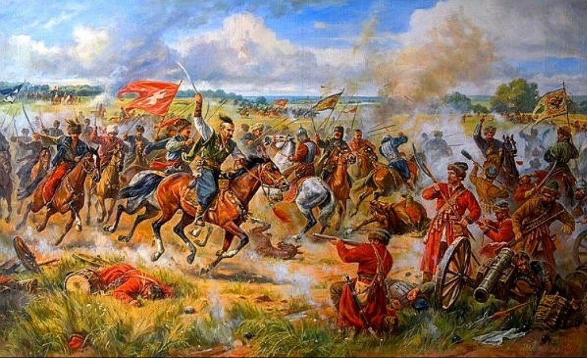 Битвы речи посполитой. Битва под Конотопом 1659. Конотопская битва 1659 года. Конотопская битва картина орленов.