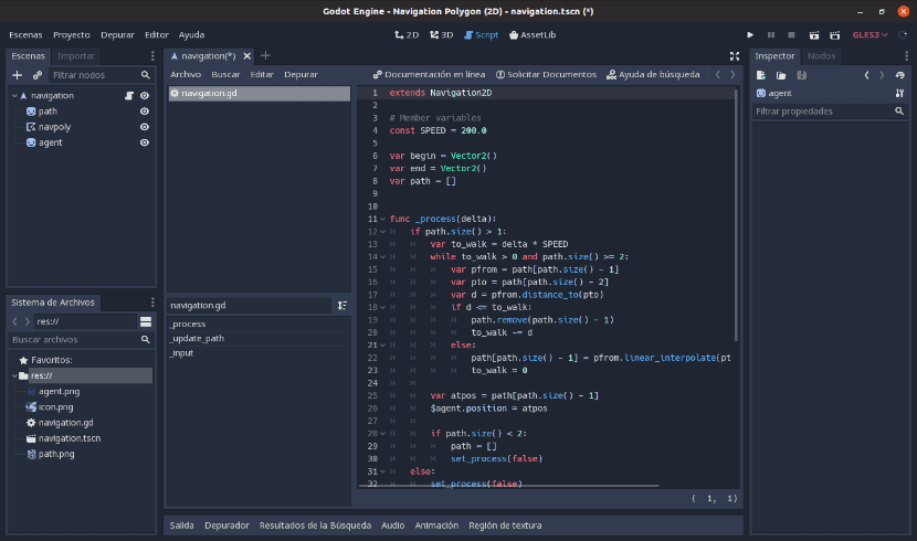 C engine script. Godot script. Godot движок. Godot engine Интерфейс. Скрипты для передвижения.