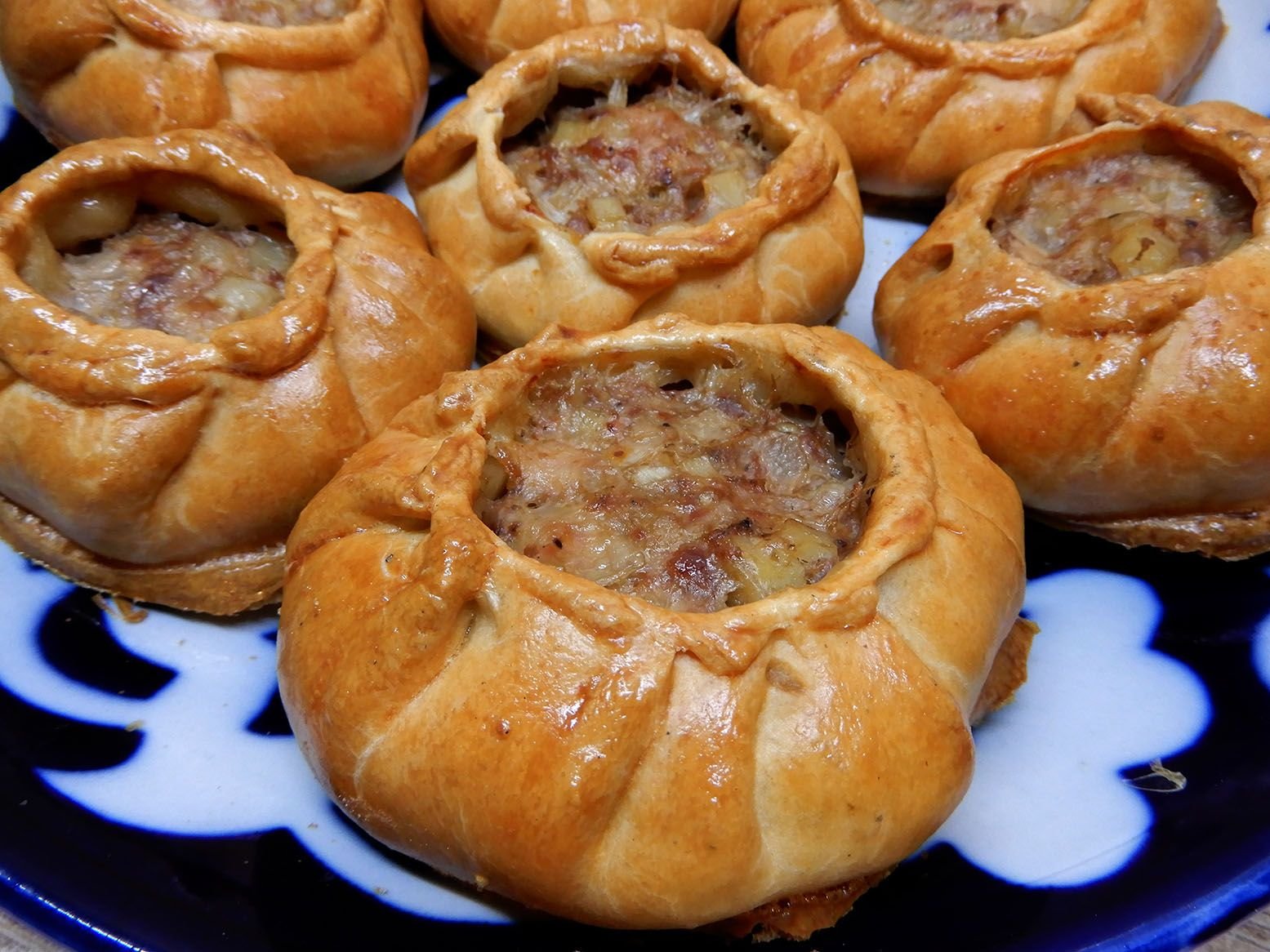 Пирог по татарски с мясом и картошкой