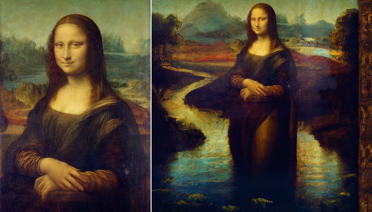 Нейросеть дорисовала Мона Лиза