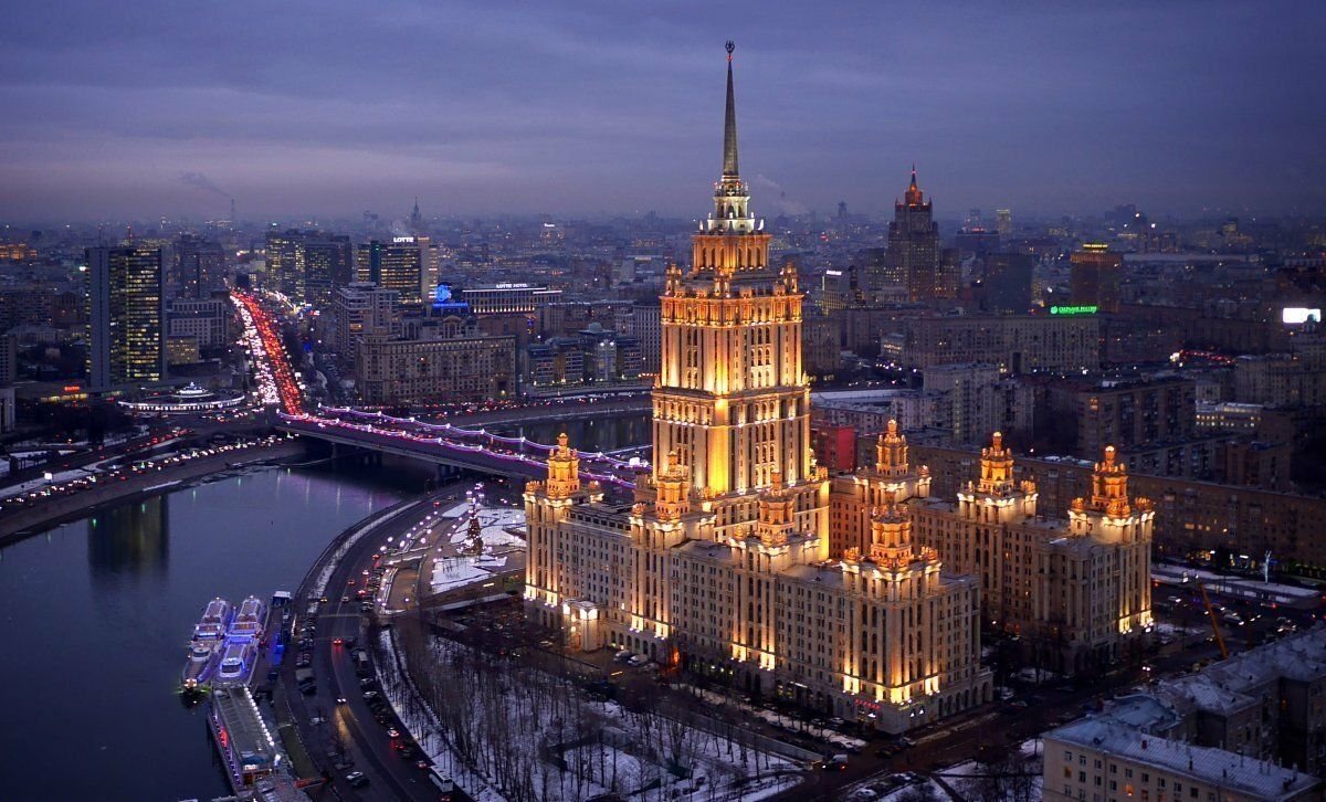Красивые места города москва
