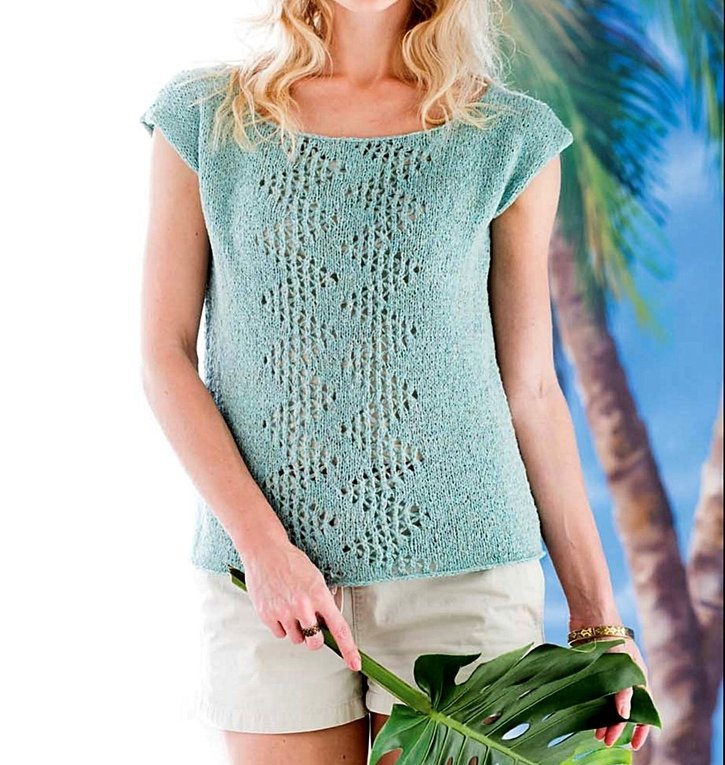 вязаная футболка женская. вязаные футболки из хлопка спицами. футболка спицами из хлопка. вязаная майка. футболка спицами из хлопка.