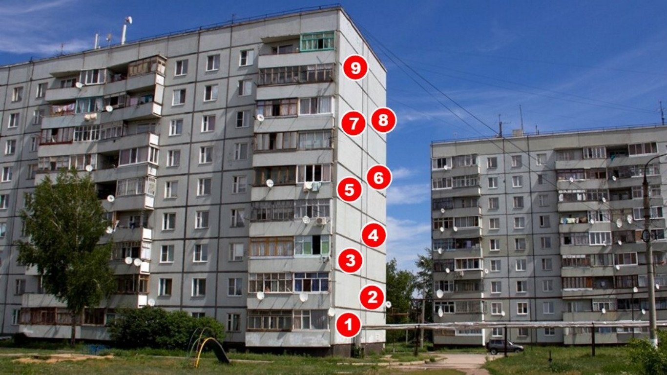9 Ти этажный дом СССР