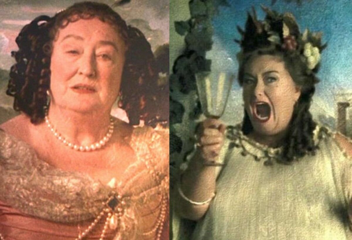 Картина полной дамы из гарри поттера