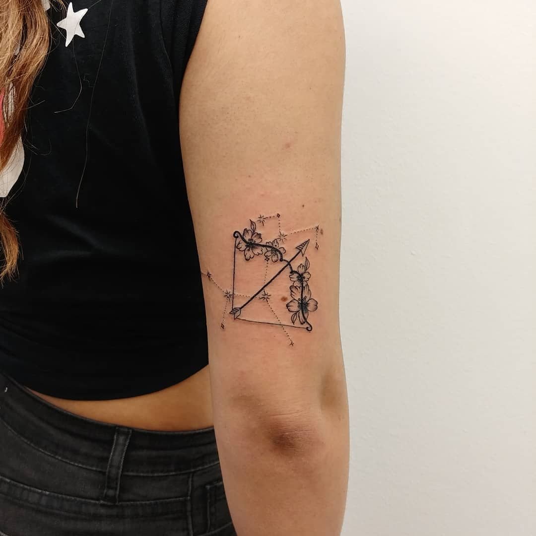 Sagittarius Bow and arrow Tattoo