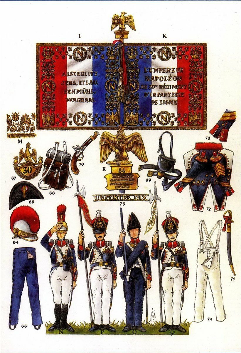 Знаменосец линейной пехоты Наполеона