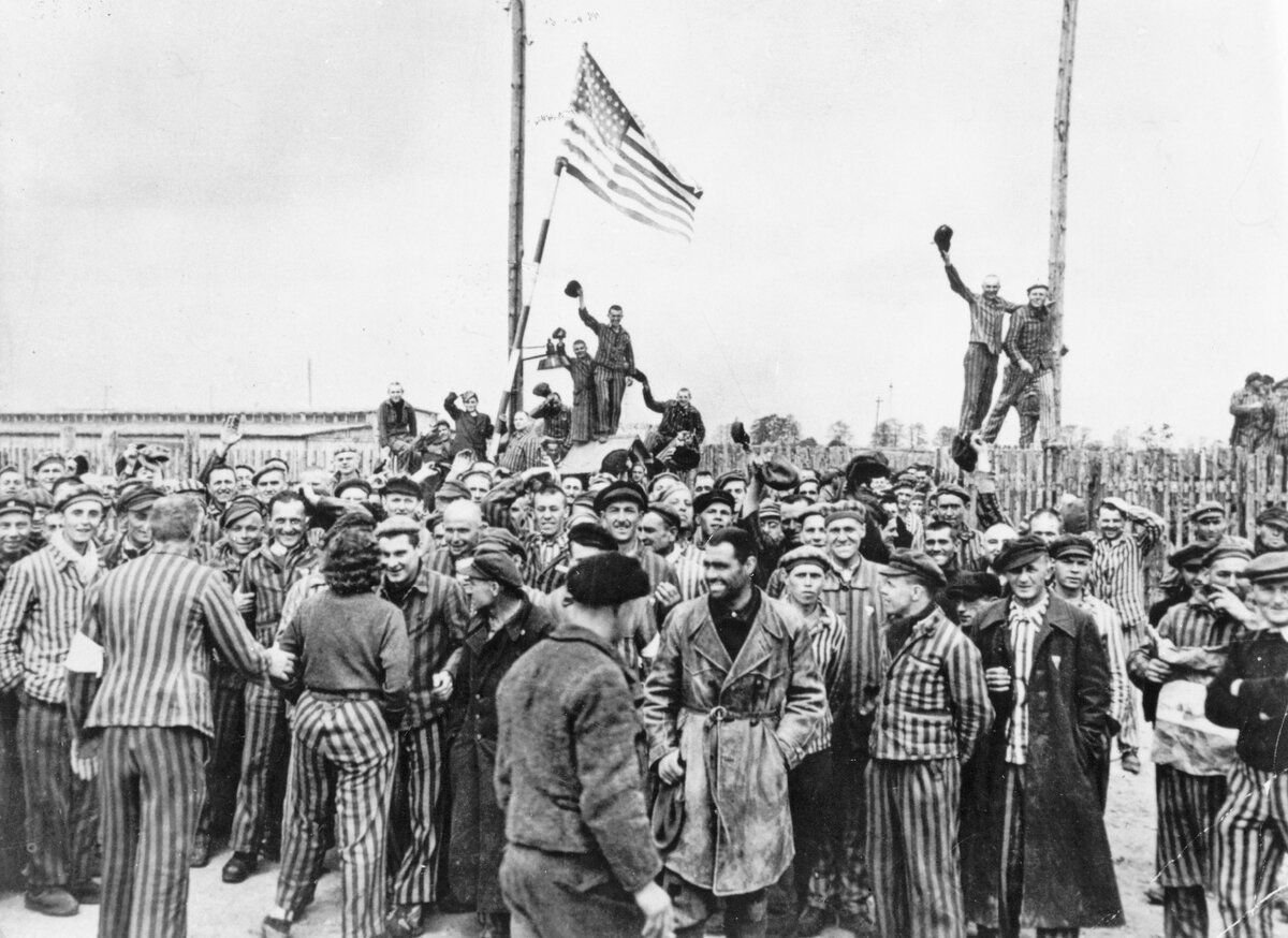 Освобождение Дахау концлагерь в 1945