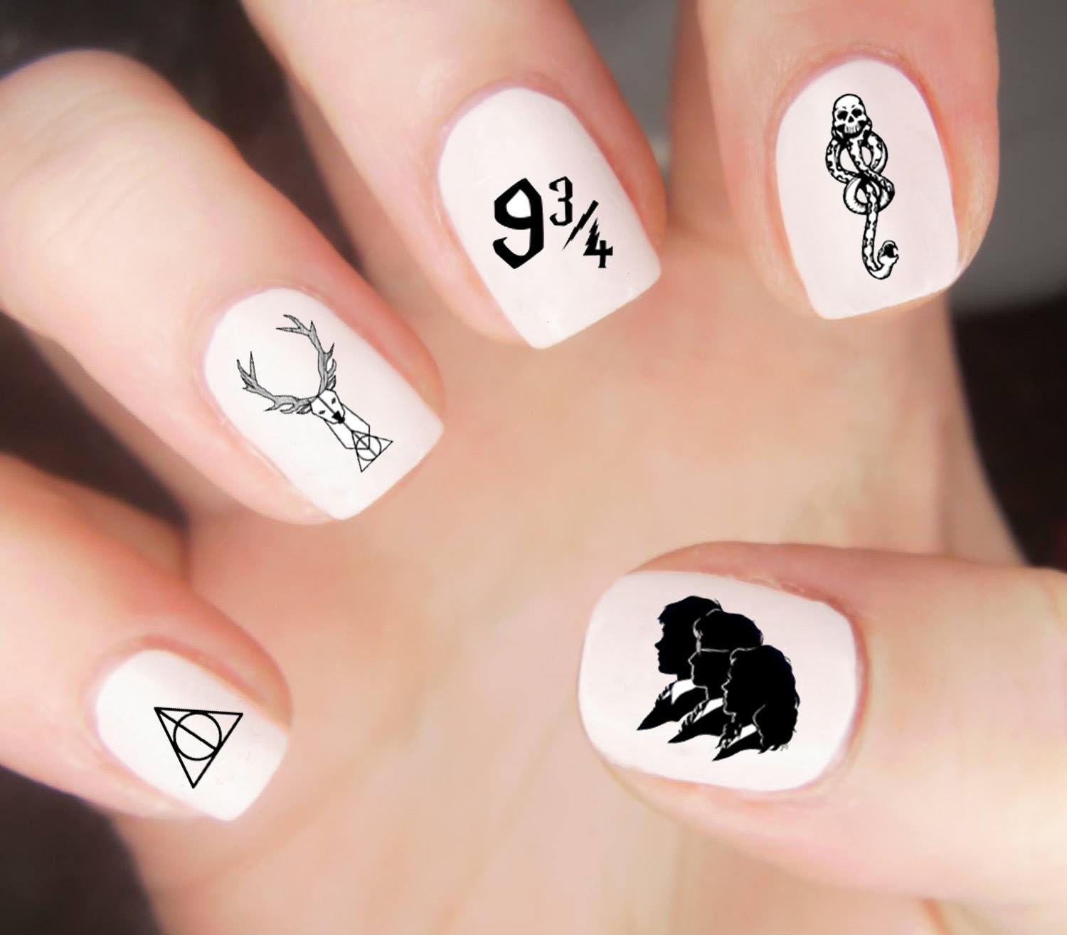 Наклейки на ногти Гарри Поттер
