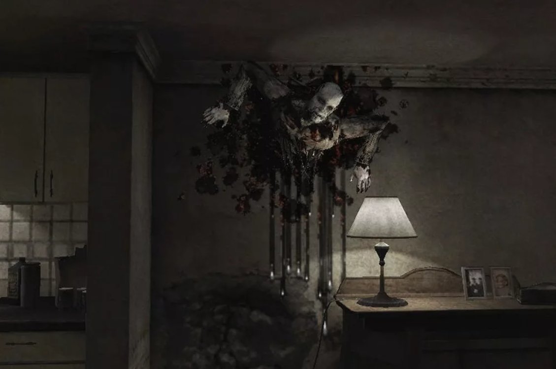 Где глент играет в хоррор. The Room Silent Hill квартира 302. Комната из сайлент Хилл.