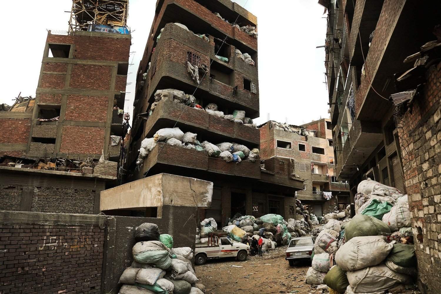 Город мусорщиков в египте фото