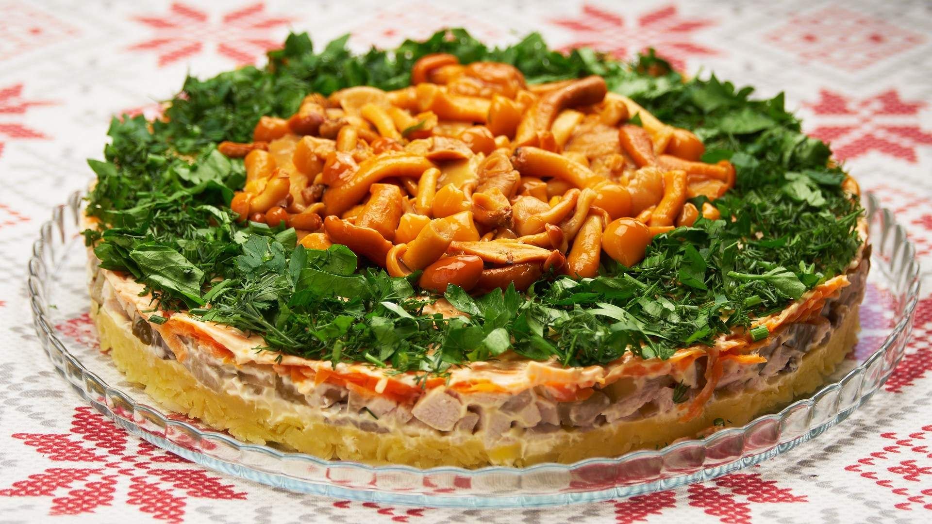 салат грибная корзинка рецепт из жар пиццы фото 64