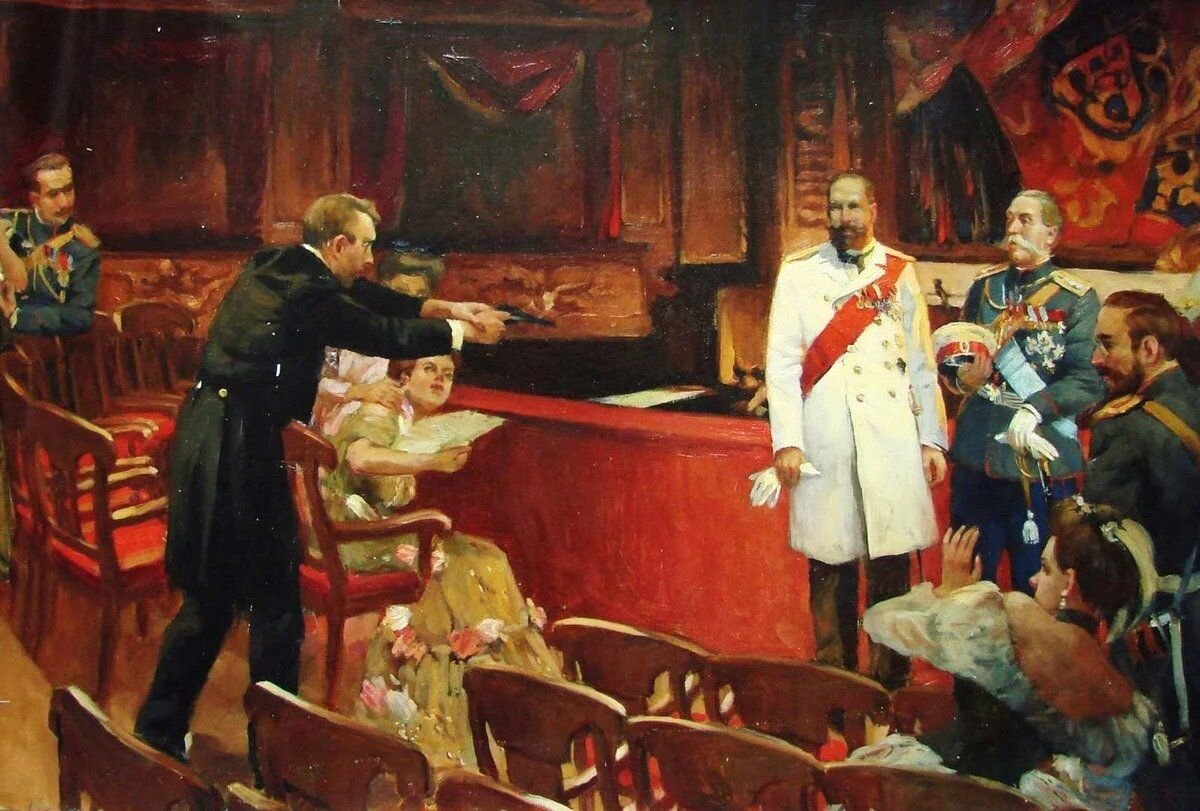 Покушение на министра. Покушение на Столыпина 1911 картина.