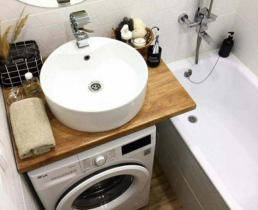 Самый дешевый дизайн ванной комнаты