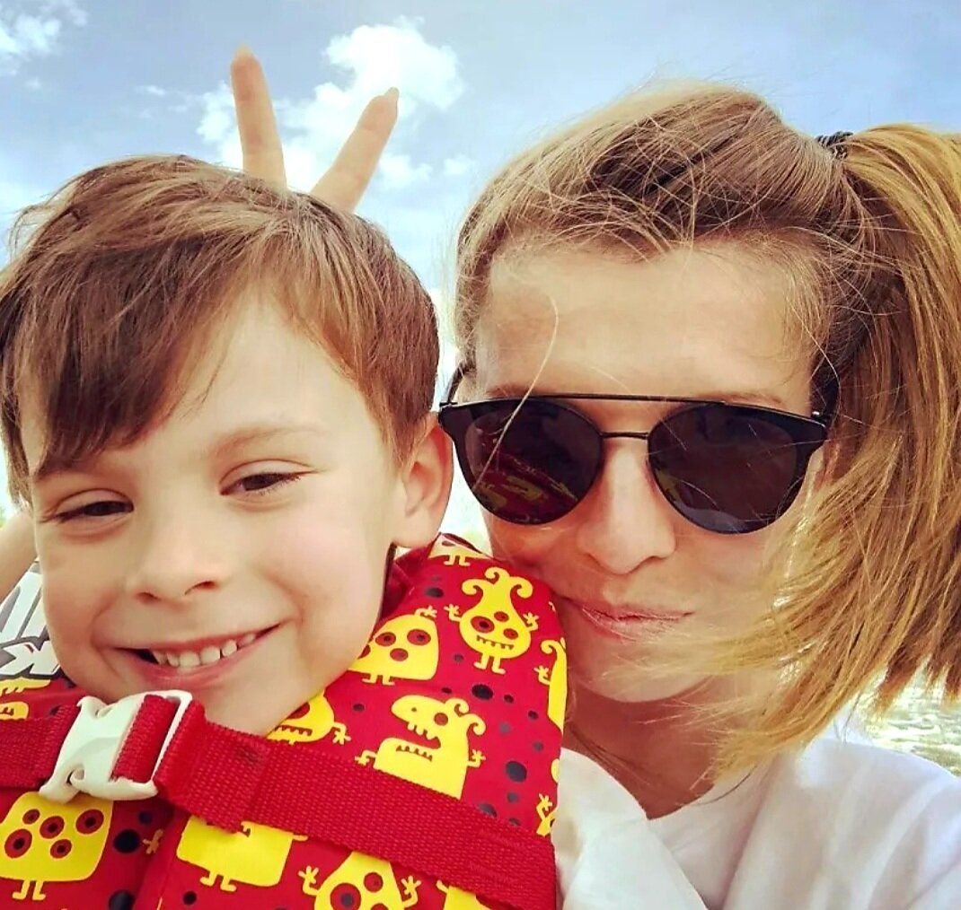 Скобеева и ее муж