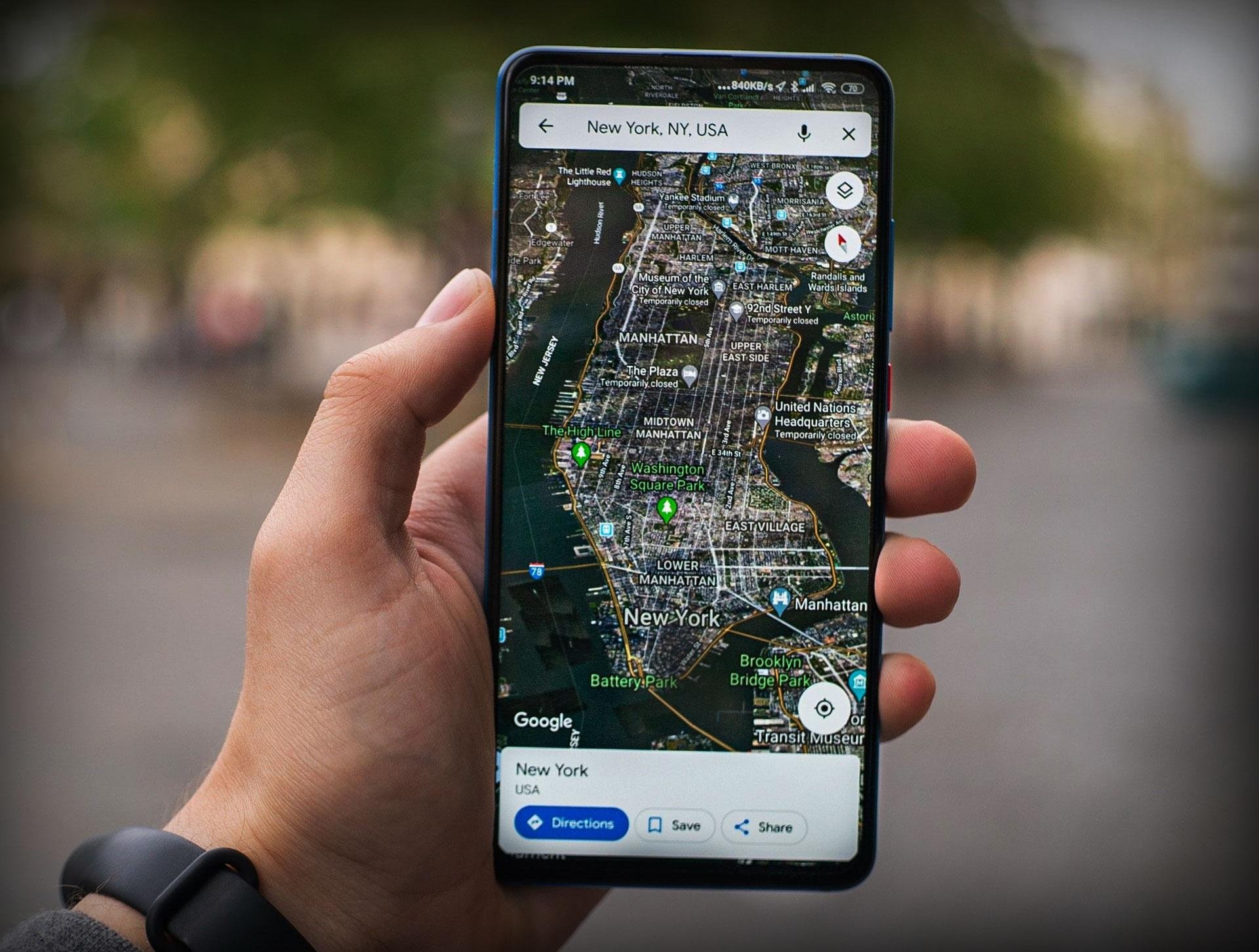 Medir distancia google maps android