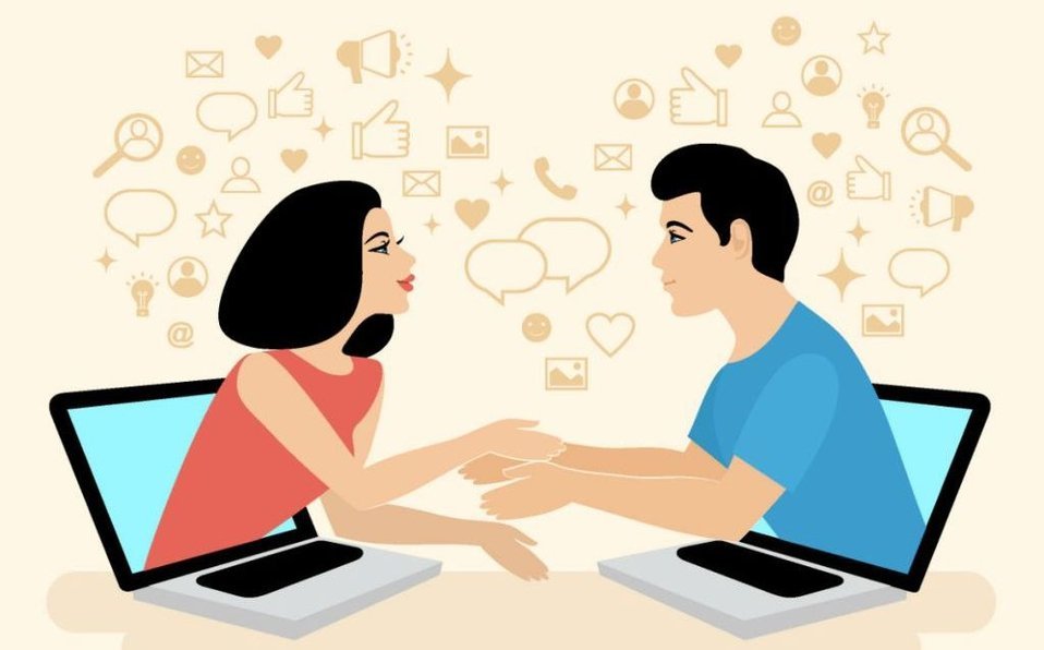 Общение в инете картинки