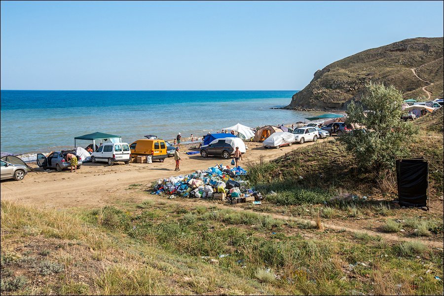 Пляжи крыма для дикарей