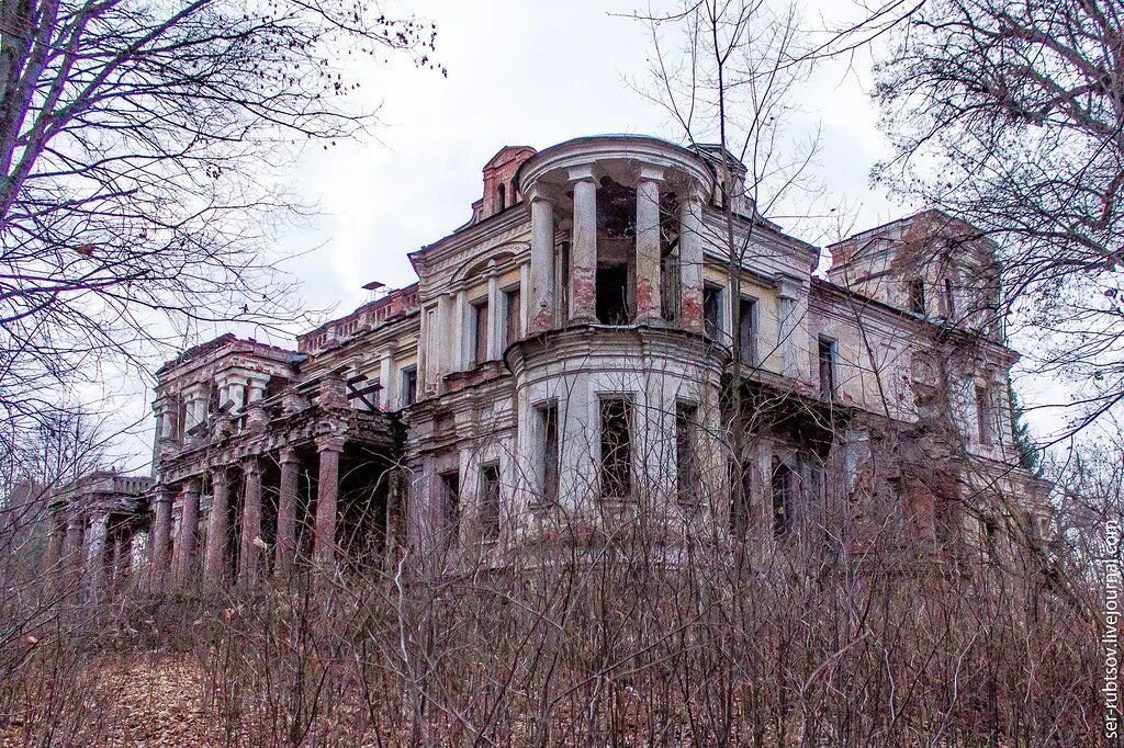 Заброшенные усадьбы подмосковья карта