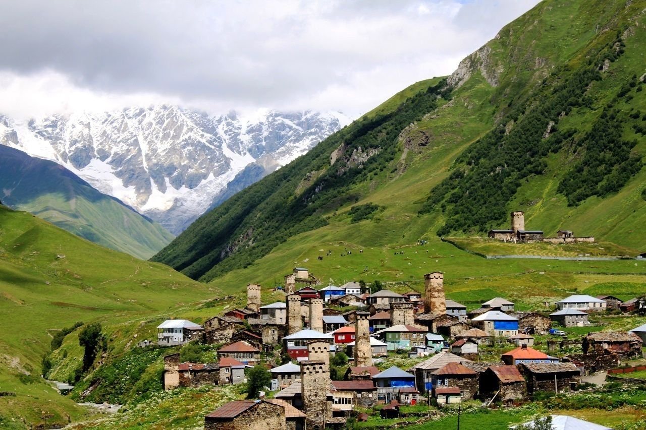 Грузинская деревня в горах